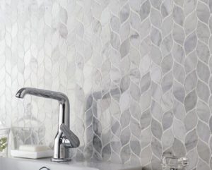 Carrara Whiet Marble Leaf Mosaic Tile 2 Carrara Whiet Marble Leaf Mosaic Tile 2