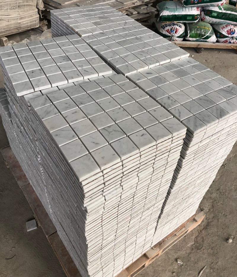 Carrara White 2 Square Mosaic 2 Carrara White 2 Square Mosaic 2