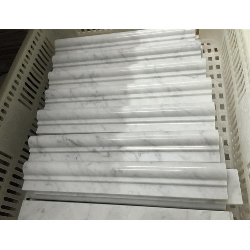 Carrara White Marble Chair Molding 4 Carrara White Marble Chair Molding 4