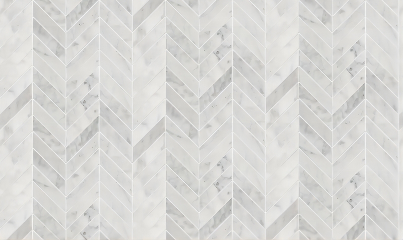 Carrara White Marble Chevron Mosaic Tile Design 2 Carrara White Marble Chevron Mosaic Tile Design 2