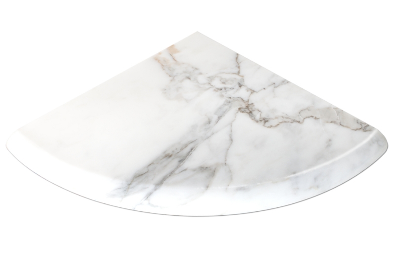 Calacatta Gold Marble Corner Shelf 2