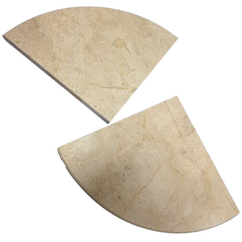 Crema Marfil Marble Shower Coner Shelf Crema Marfil Marble Shower Coner Shelf
