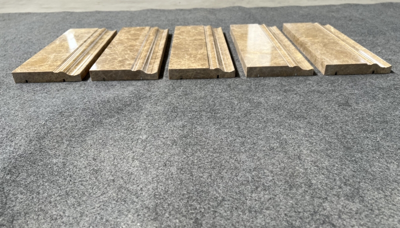 Light Emperador Marble Baseboard 3 Light Emperador Marble Baseboard 3