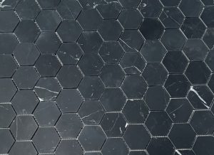 Nero Marquina Marble 2x2 Hexagon Mosaic Tile 2 Nero Marquina Marble 2x2 Hexagon Mosaic Tile