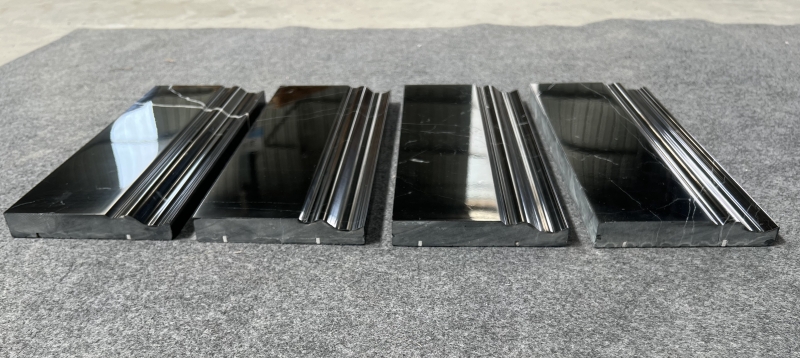 Nero Marquina Marble Baseboard 3 Nero Marquina Marble Baseboard 3