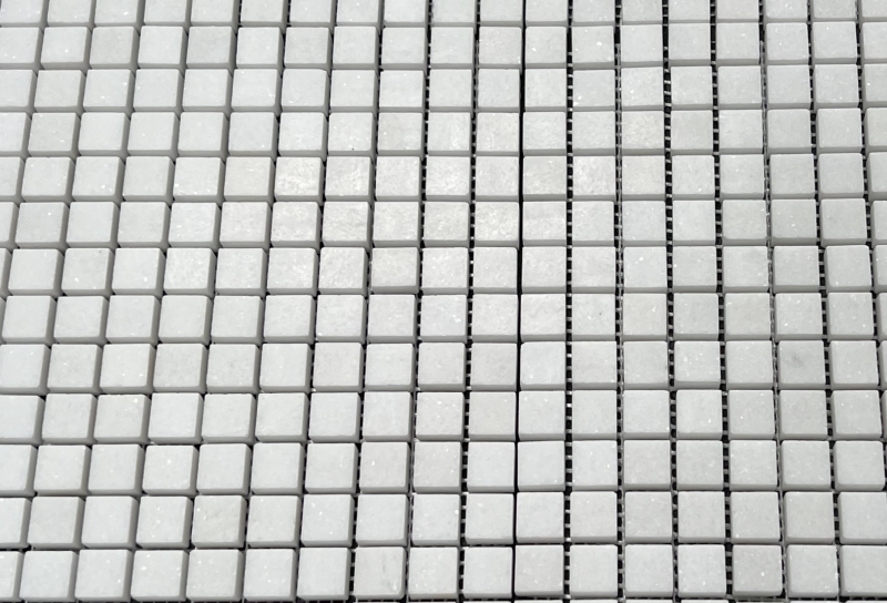 Thassos White Marble Mini Square Mosaic Tile 2 1 Thassos White Marble Mini Square Mosaic Tile 2 1