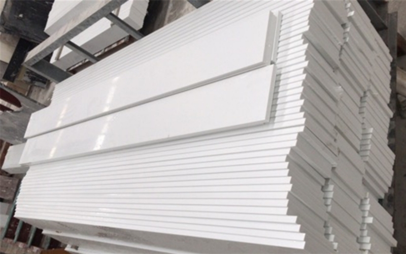 4x72 Pure White Engineered Stone Threshold Saddle 2 4x72 Pure White Engineered Stone Threshold Saddle 2