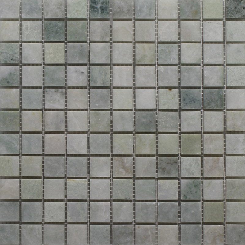 Ming Green Marble 1x1 Square Mosaic Tile Ming Green Marble 1x1 Square Mosaic Tile