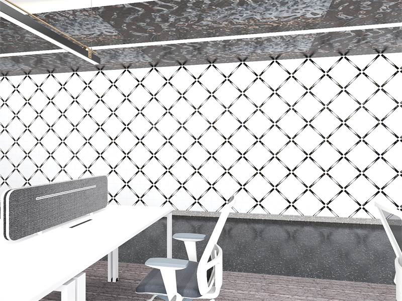 Calacatta Gold With Black Linears Square Water Jet Mosaic Tile Design 2 Calacatta Gold With Black Linears Square Water Jet Mosaic Tile Design 2