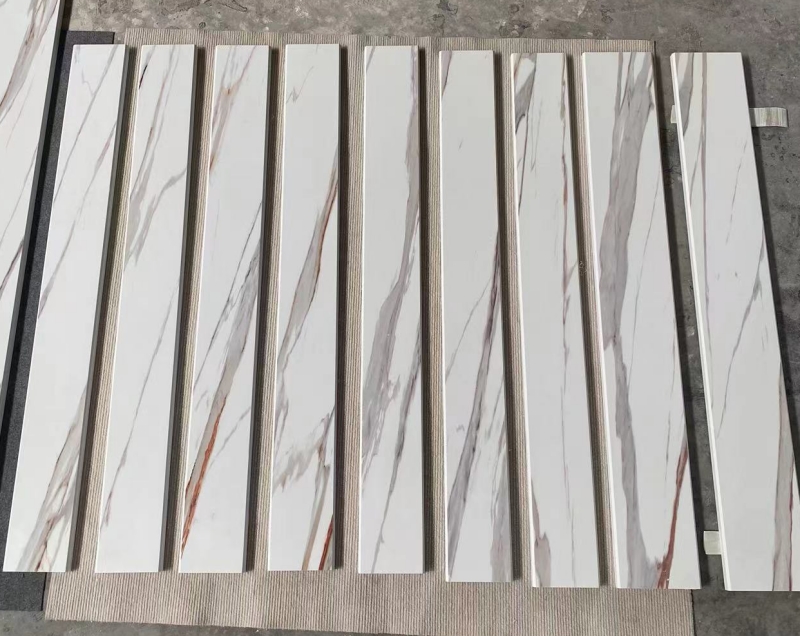 4X36 Calacatta Gold Engineered Stone Threshold Saddle 3 4X36 Calacatta Gold Engineered Stone Threshold Saddle 3